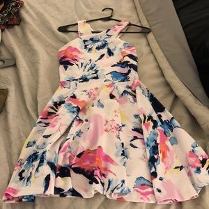 NWOT AQUA Watercolor Dress!
